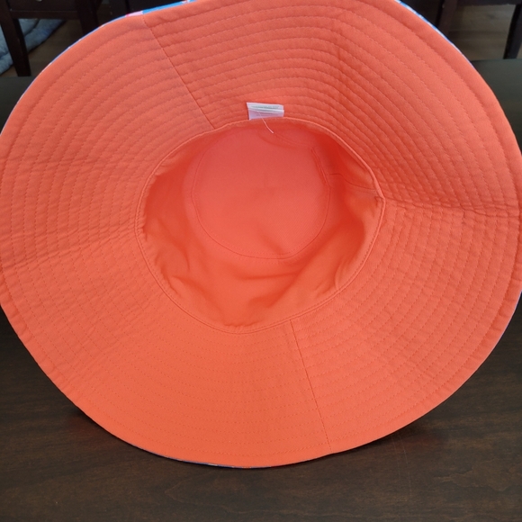 Lilly Pulitzer Reversible Canvas Sun Hat vibrant "Bahamian Rhapsody Print - Picture 4 of 6